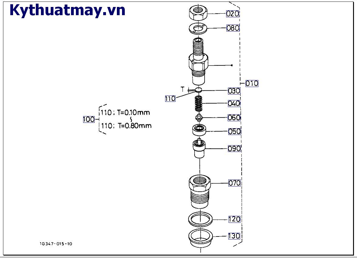 giá đỡ vùi phun ( link kiện)